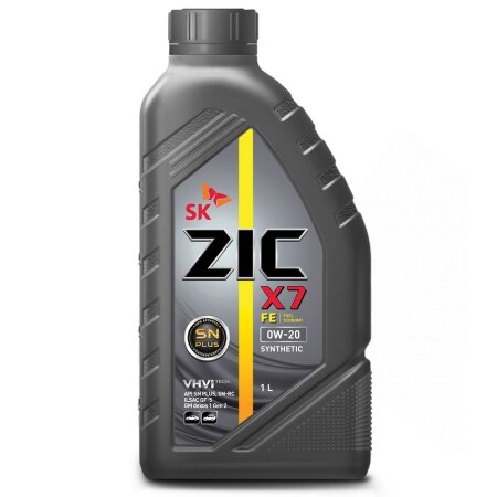 ZIC X7 FE 0W-20  1л Масло моторное  синтетика