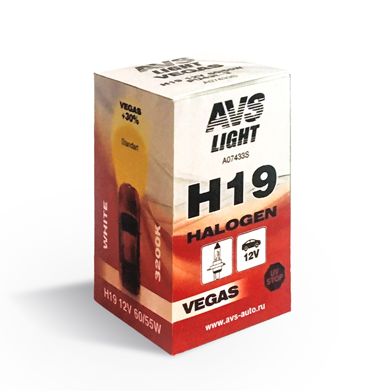 Галогенная лампа AVS Vegas H19.12V.6055W.1шт.