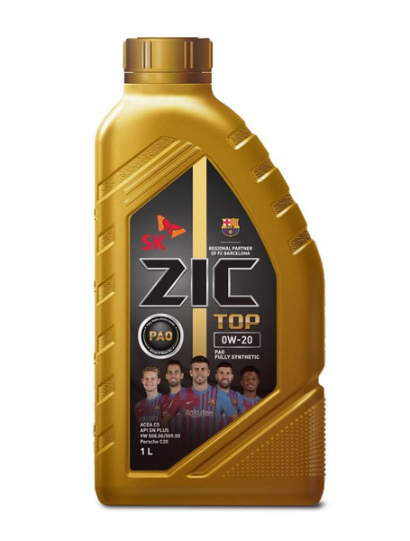 Моторное масло ZIC TOP 0W-20 1л. синтетическое 132679