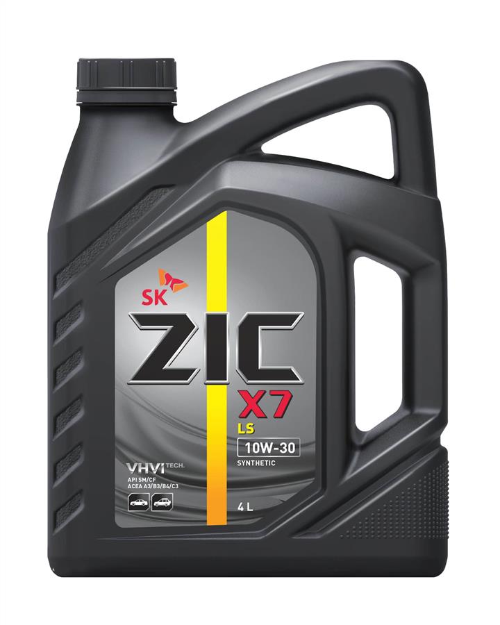 Моторное масло ZIC X7 LS 10W-30 4л. синтетическое