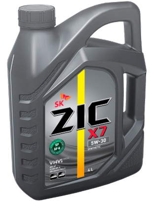 ZIC X7 5W-30  4л Масло моторное  синтетика
