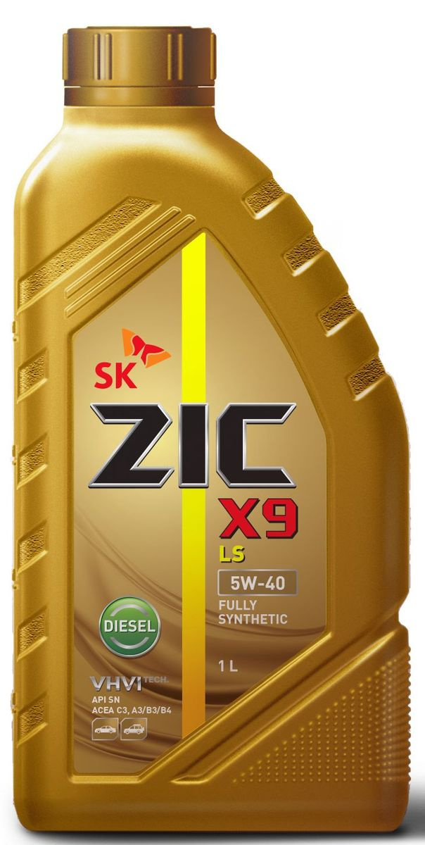 ZIC X9 LS DIESEL 5W-40  1л Масло моторное  синтетика