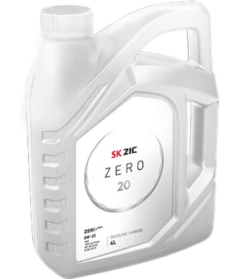 ZIC ZERO 20 0W-20  4л Масло моторное  синтетика